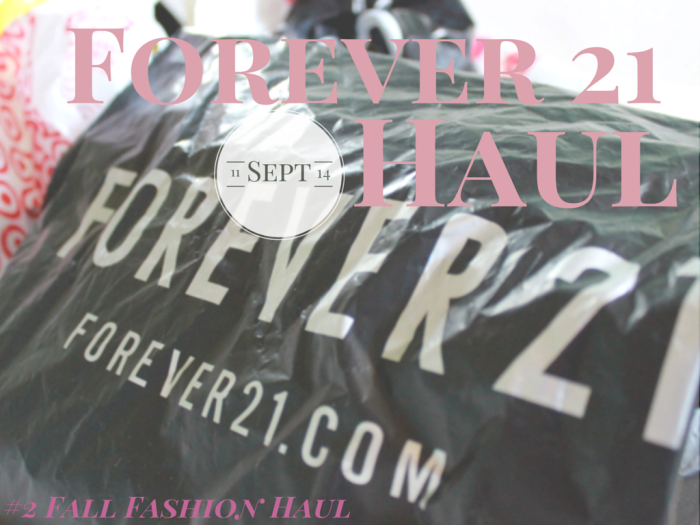 Fall Fashion HAUL | Forever21 F21xMe